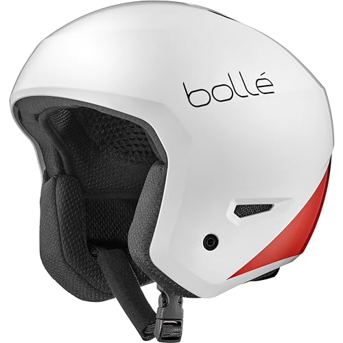 boll-medalist-youth-white-black-red-shiny-s-m-53-56-cm-casque-de-ski-enfant image 3