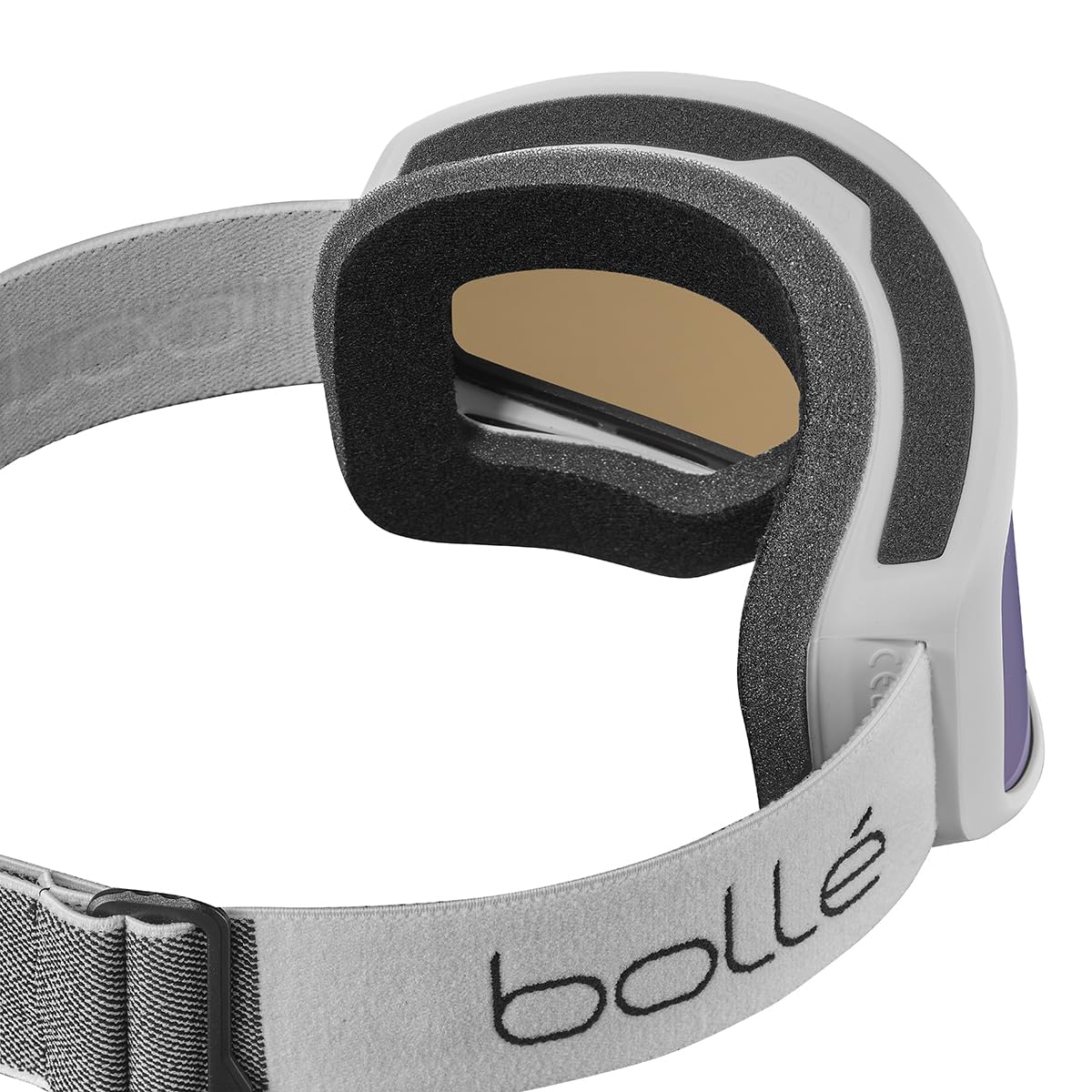 boll-bedrock-plus-white-matte-bronze-blue-cat-3-masque-de-ski-taille-m-adulte image 2