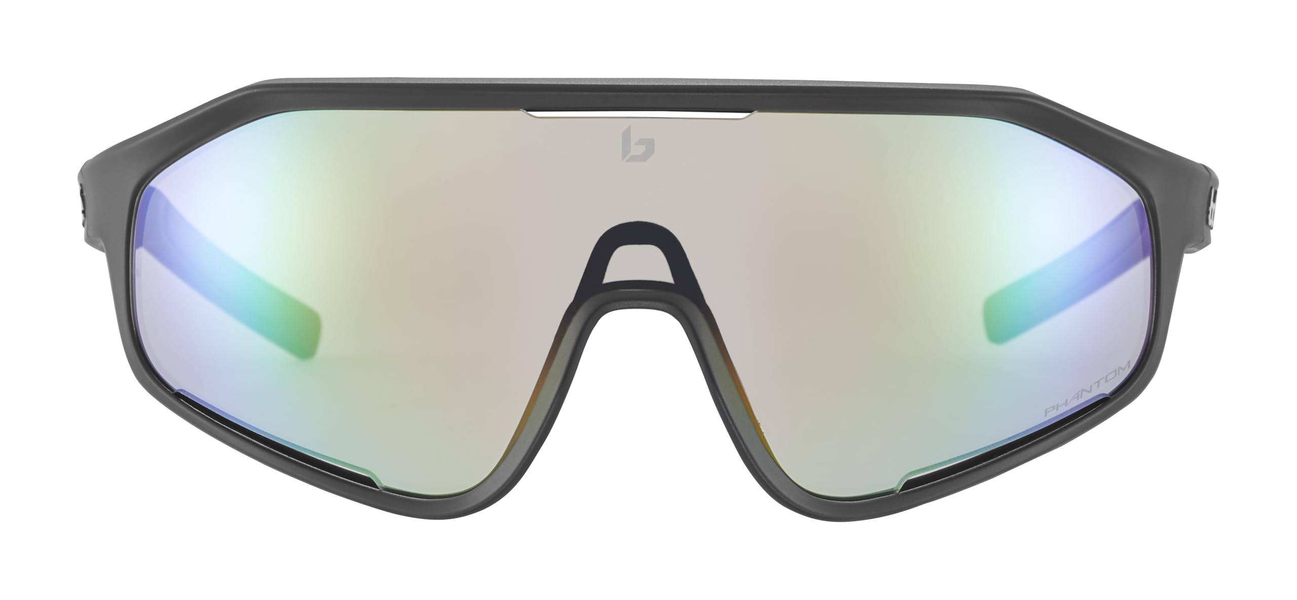 boll-shifter-lunettes-v-lo-noir-mat-verres-phantom-clear-green-grande-taille image 2