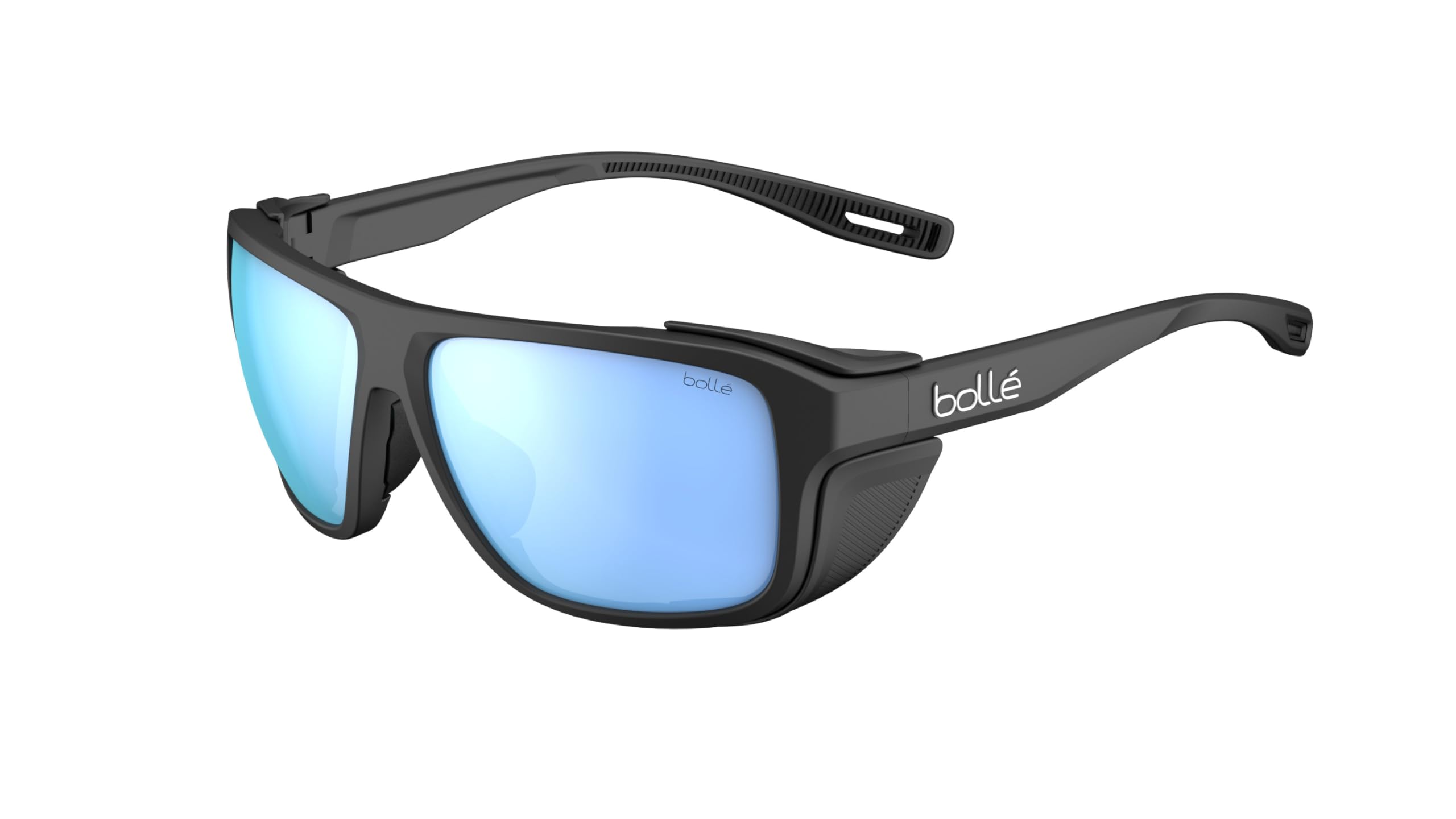 boll-pathfinder-black-matte-lunettes-de-soleil-sky-blue-polaris-es-cat-3-taille- image 1