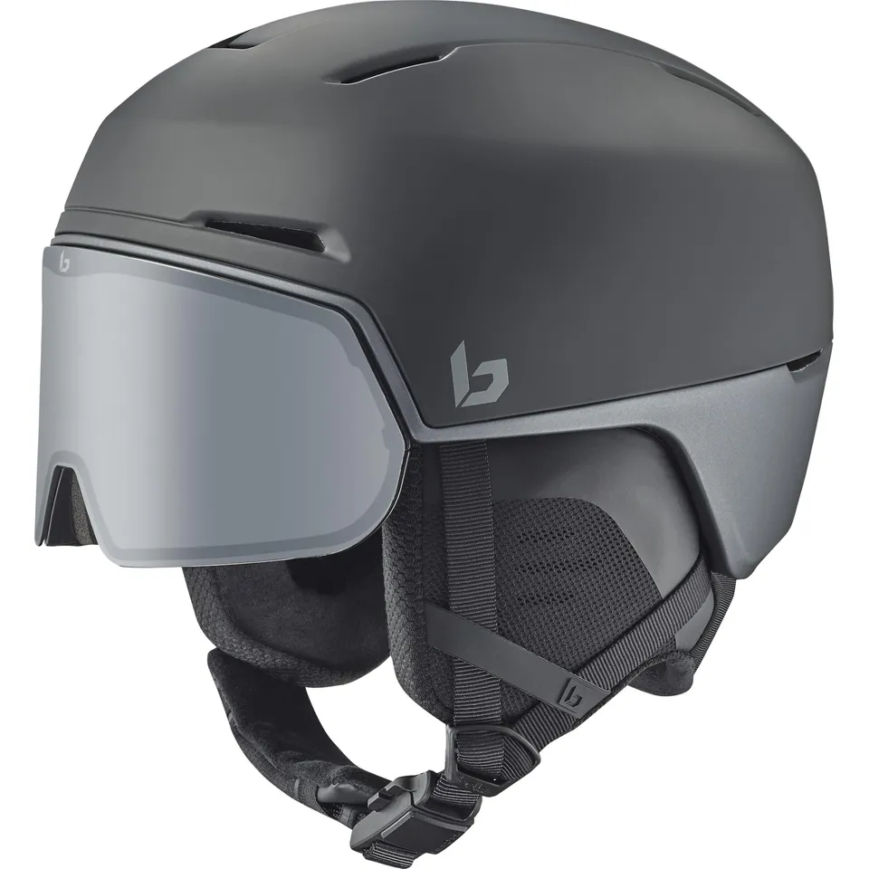 boll-x-fusion-black-steel-matte-casque-de-ski-taille-s-52-55-cm-visi-re-photochr image 1